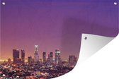 Muurdecoratie Amerika - Stad - Los Angeles - 180x120 cm - Tuinposter - Tuindoek - Buitenposter