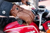 ByCity Second Skin Motorhandschoenen, Lady, Bruin