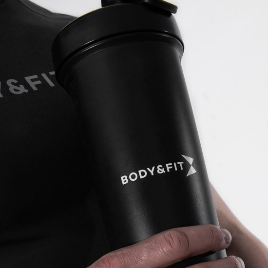 Body & Fit Essential Shaker - Shakebeker - 700 ml - Zwart - Body & Fit
