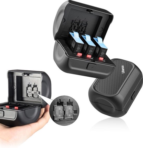 Ulanzi GP-8 Opbergbox voor batterijen en geheugenkaarten van GoPro Hero 8,  GoPro Hero... | bol.com
