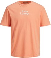 Jack & Jones T-shirt Jorpoolboy Tee Ss Crew Neck 12188950 Shell Coral/relaxed Mannen Maat - XL