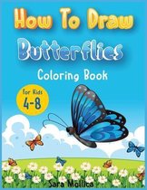 How to draw Butterfly coloring book for kids 4-8