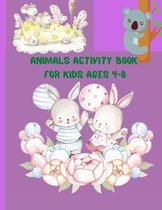 Animals Activity Book for Kids ages 4-8