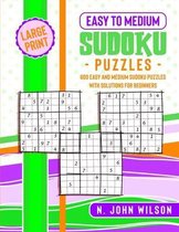 Easy to Medium Sudoku Puzzles