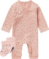 Noppies - Boxpak - Playsuit - Noorvik - Peach - 2p sokjes - Maat 56