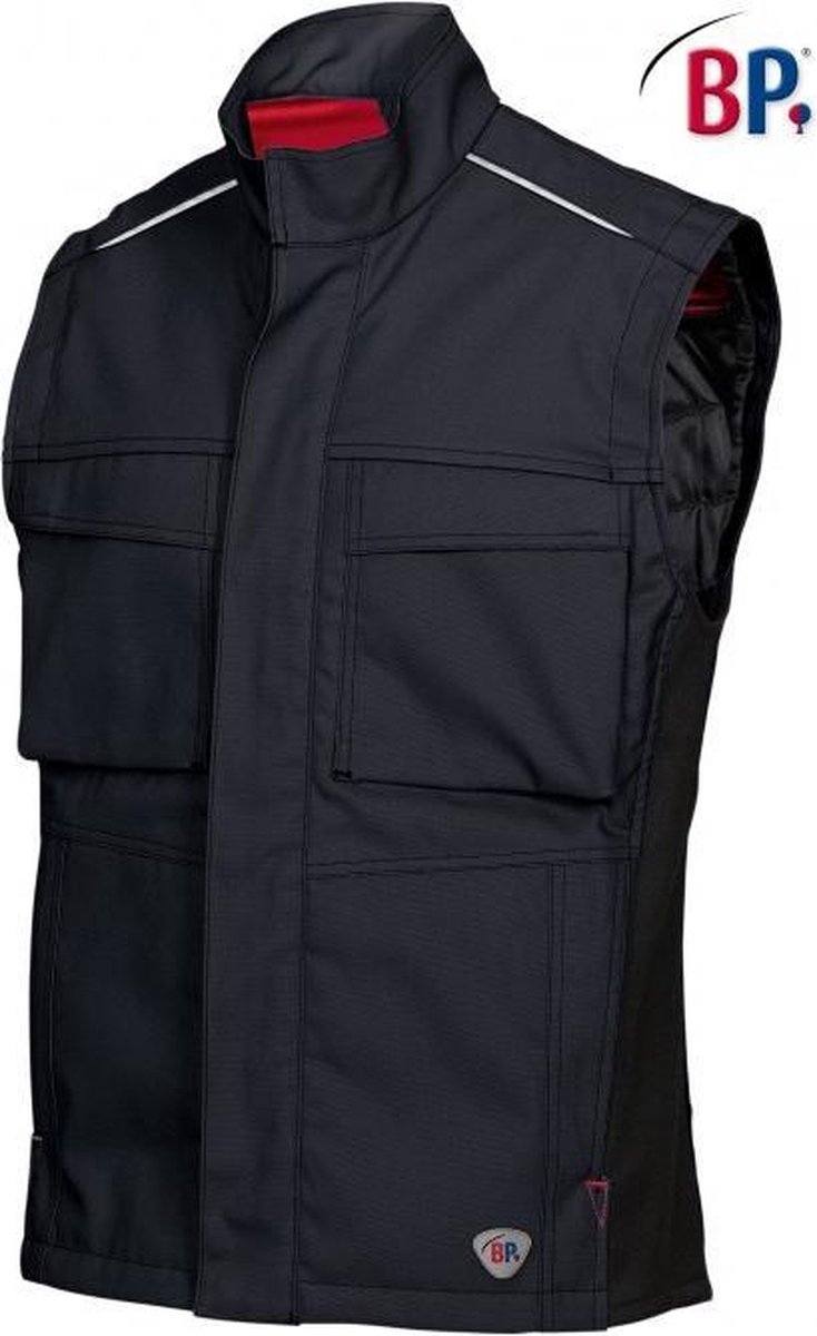 BP® Gewatteerd gilet bodywarmer 1786-555-32 65% Polyester 35% Katoen Zwart