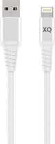 Xqisit gevlochten kabel USB-A naar Lighning | 2 meter | Extra sterk | iPaddy