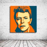 Pop Art David Bowie Poster - 90 x 90 cm Fotopapier Mat 180 gr - Popart Wanddecoratie