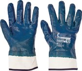 Handschoen Cerva Swift blauw gecoat (tot aan de boord), 10/XL - 12 paar