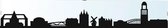 Stickerheld - Zwolle Skyline - Spiegel - Woonkamer - Peperbus - Hanzeboog - Museum de fundatie - 20x120