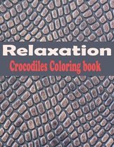 Relaxation crocodiles coloring book
