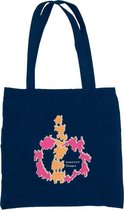 Anha'Lore Designs - Tribal - Exclusieve handgemaakte tote bag - Navy jeanslook