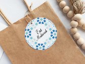 Cadeauverpakking 24 delige set - "Eid Mubarak" - offerfeest/suikerfeest - cadeau - blauw