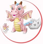 DW4Trading Baby Dragons Miniblocks - Roze - 771 Stuks - Compatibel met Grote Merken