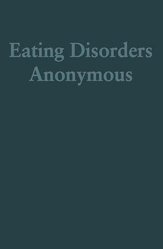 Eating Disorders Anonymous - cover