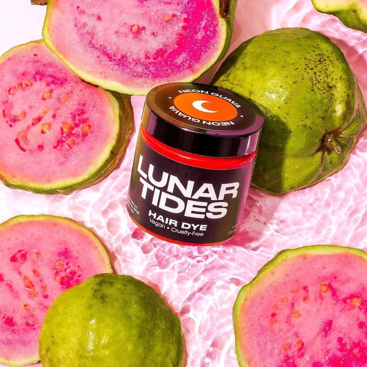 Lunar Tides - Neon Guava Semi permanente haarverf - 4 oz / 118 ml - One Size - Rood