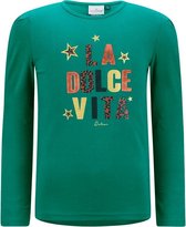 Retour Jeans Lilly Meisjes T-shirt - Forest Green - Maat 122/128