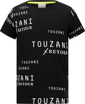 Retour Jeans Touzani Soccer Jongens T-shirt - Black - Maat 134/140