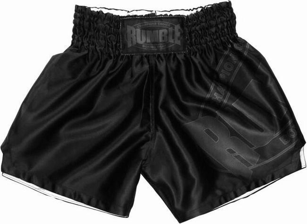 Rumble Kickboks Broekje RS-76 XXL Zwart-Zwart