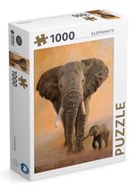 Éléphants - puzzle 1000 pièces