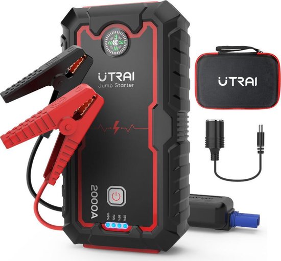 Utrai Power Bank 2000A Jump Starter - Chargeur de batterie - Chargeur de  voiture