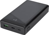 Deltaco 20000 mah Powerbank - Kleine Accu met Quick Charge - 3 Poorten (USB-A/Micro-USB/USB-C) - Geschikt voor Smartphones of Tablets zoals iPhone / Samsung - Tot wel 3 Ampere
