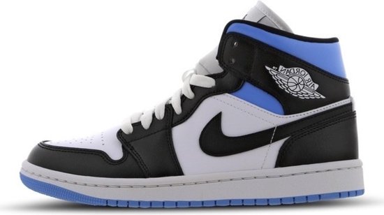 Nike Air Jordan 1 Mid, White/Black-University Blue, BQ6472 102 ... Nike Air Jordan 1 Mid, White/Black-University Blue, BQ6472 102 ...
