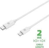 Celly - USB-C/ Lightning Data Cable 2M - Oplader Apple iPhone