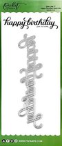Slimline Happy Birthday Word Die (SDCS-115)