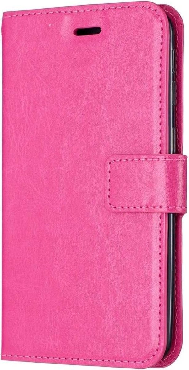Portemonnee Book Case Hoesje Geschikt voor: iPhone 11 Pro Max - roze