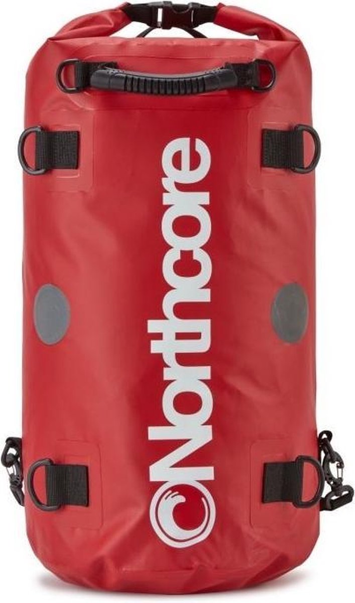 Northcore 40L Rugzak Droogtas Heavy Duty Dry Bag Backpack - Rood