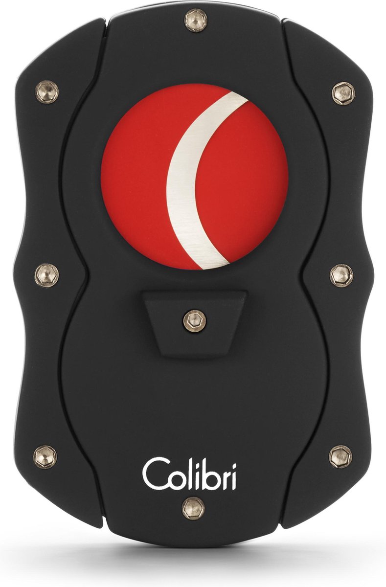 Goedkoopste Colibri CU100T21-sigarensnijder in zwart met rood