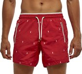 Coral Beachwear The Ultimate - zwembroek - ritszakken - rits - mannen - rood - 100% Taslan – sneldrogend