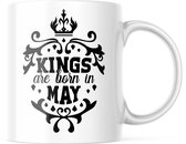 Verjaardag Mok Kings are born in may
