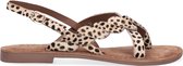 Lazamani Dames Sandalen - Beige - Maat 41