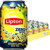 Lipton Ice Tea Sparkling Zero Blikjes Tray - 24 x 33cl
