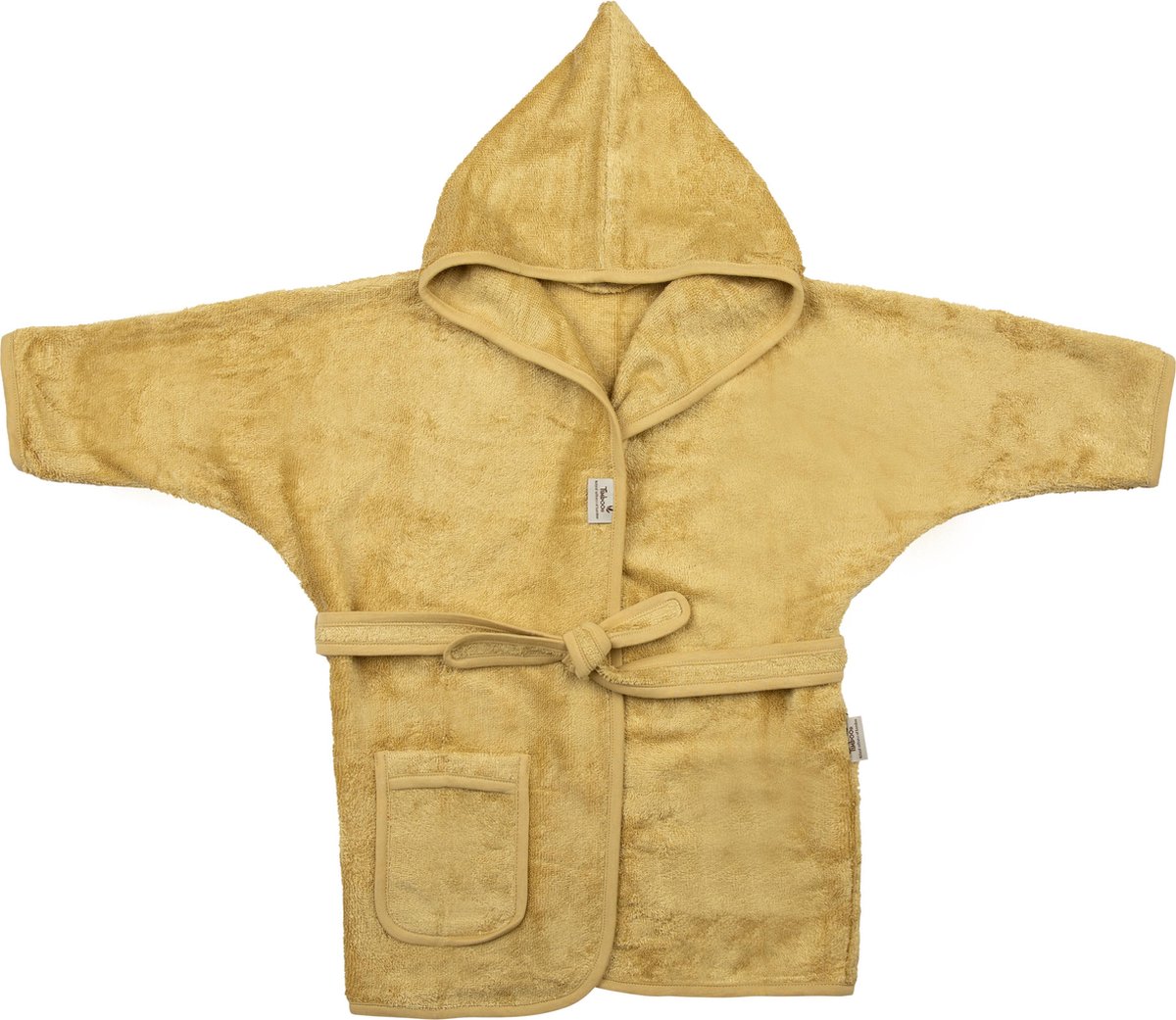 Timboo badjas kids - 4-6 jaar - Honey Yellow