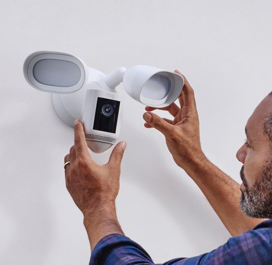Ring Floodlight Cam Pro - Wit van Merkloos — afbeelding 3