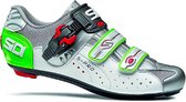 Sidi Scarpe Genius 5-Pro - Racefietsschoenen - Wit Zilver Groen - Maat 44.5