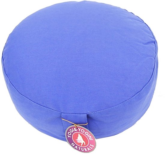 Meditatiekussen - Yogi & Yogini - Biologisch Katoen - Verstelbaar - Blauw van Yogi & Yogini — afbeelding 5