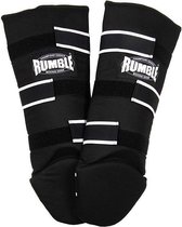 Rumble Kickboks Scheenbeschermers Luxe Zwart L