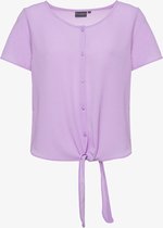 TwoDay geknoopt dames T-shirt - Paars - Maat XL