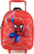 SPIDER-MAN Trolley Rugzak Rugtas School Vakantie Logeren 2-5 Jaar Spiderman