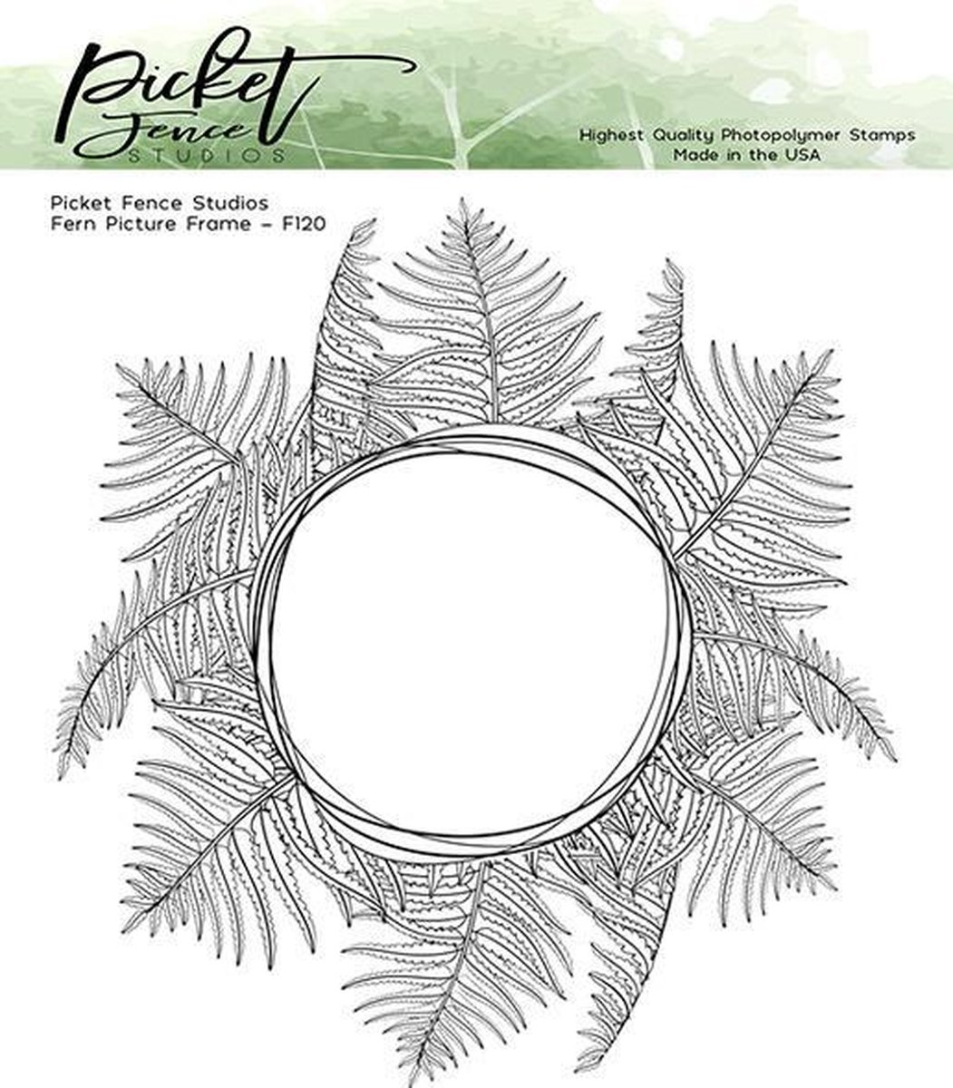 Fern Picture Frame Clear Stamps (F-120)