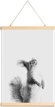 JUNIQE - Posterhanger Red Squirrel III -40x60 /Grijs