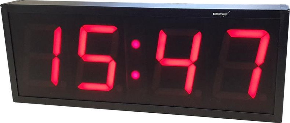 Crossmaxx® 4 Digit Timer Rechte uitvoering - Zwart