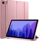 Geschikt voor Samsung tablet A7 - Tri Fold Tablet hoes - Smart Cover - Roze