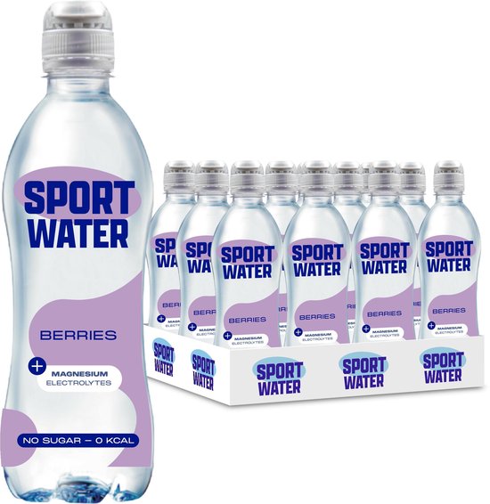 Foto: Sportwater berries 0 5ltr 12 flesjes incl statiegeld verzendkosten 