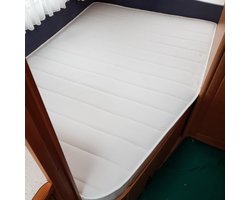 Luxe koudschuim Matras HR55/HR60 voor Hobby UFE560, ULA560 en KMFE560 17cm met Bamboe stoffering.