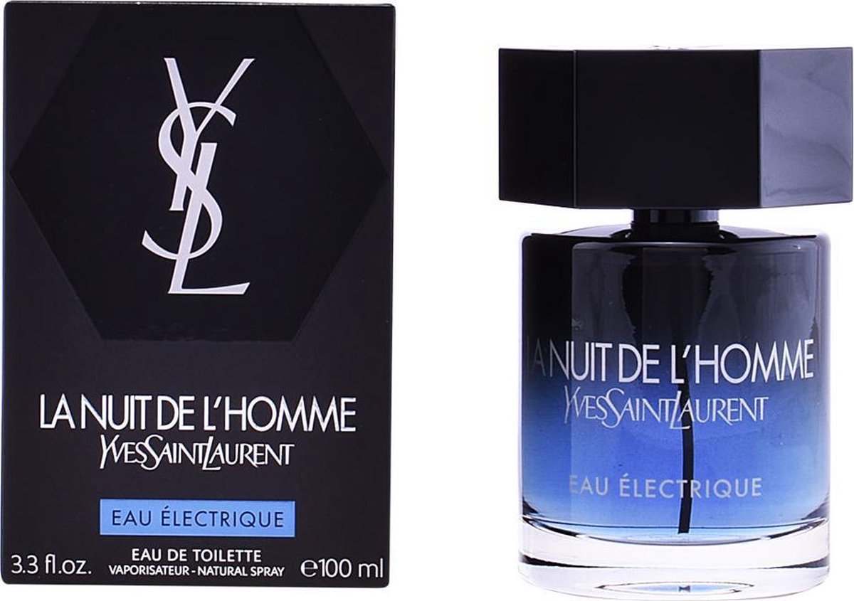 Goedkoopste YVES SAINT LAURENT LA NUIT DE L'HOMME EAU ELECTRIQUE spray 100 ml geur | parfum voor heren | parfum heren | parfum mannen